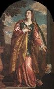 Paolo Veronese St Lucy and a Donor France oil painting artist
